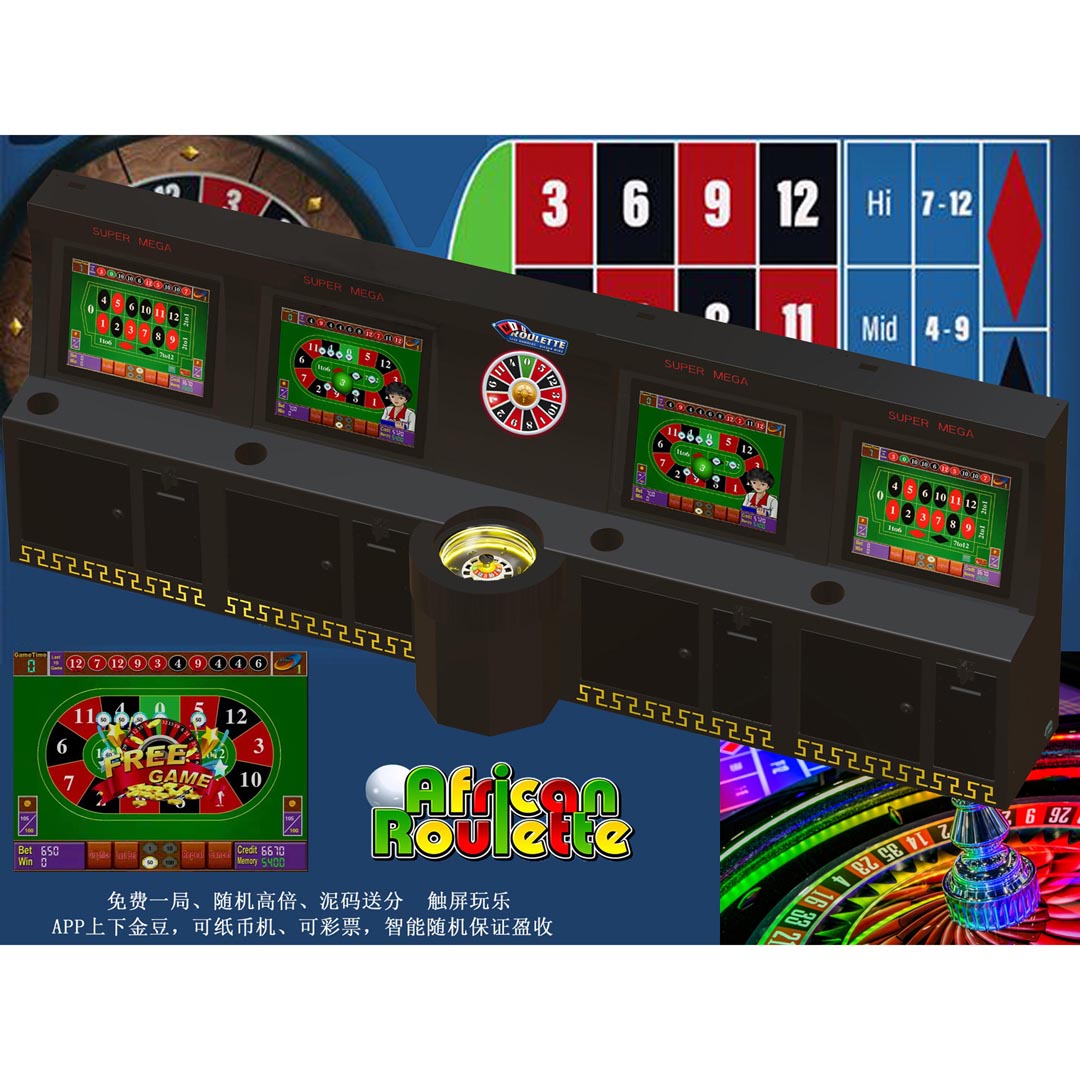 Trending Products Live Roulette Table - Roulette mini 4 people Roulette Game Wheel electronic Gambling – Macau detail pictures