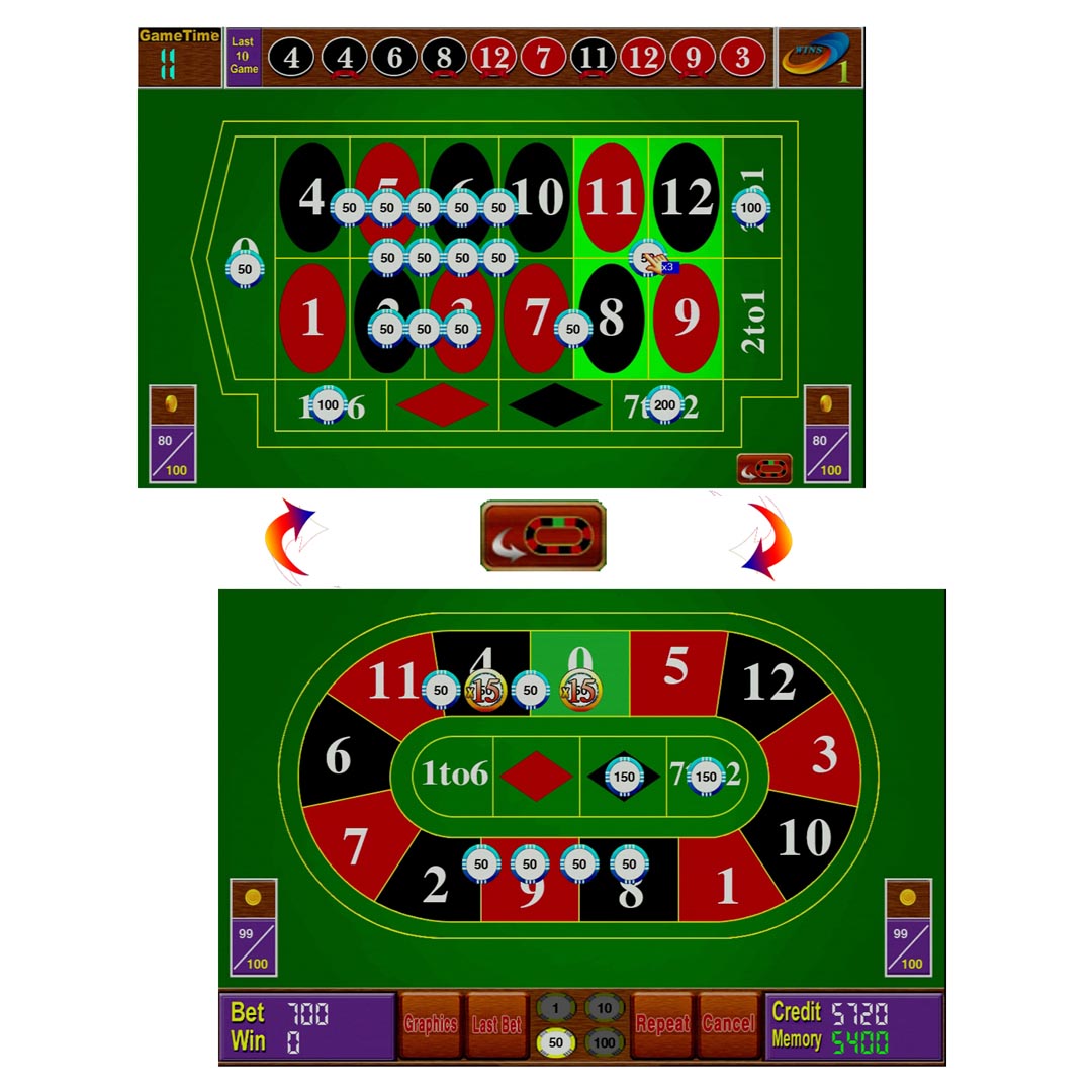 Trending Products Live Roulette Table - Roulette mini 4 people Roulette Game Wheel electronic Gambling – Macau detail pictures