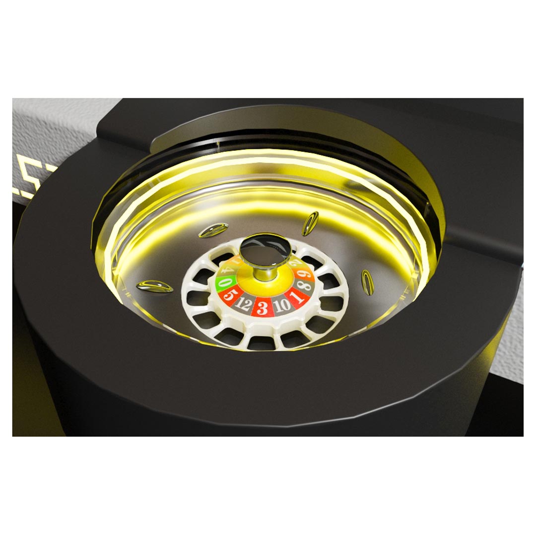 Trending Products Live Roulette Table - Roulette mini 4 people Roulette Game Wheel electronic Gambling – Macau detail pictures
