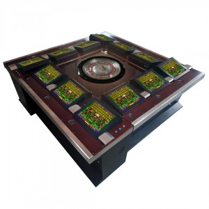 Good Quality Roulette Table - International roulette 12PLAYER POSITIONS wheel Double disc golden ball – Macau