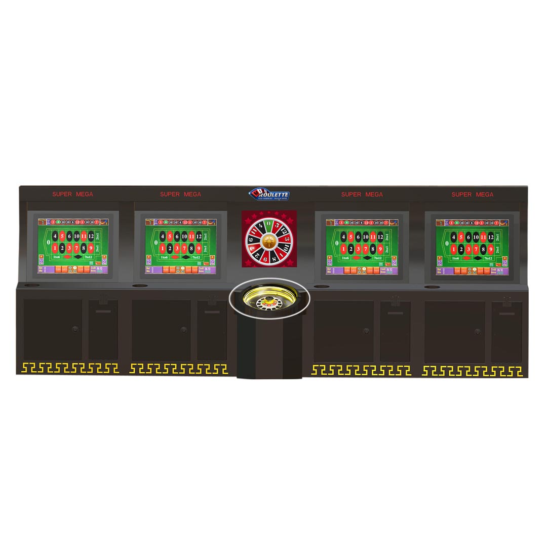 Trending Products Live Roulette Table - Roulette mini 4 people Roulette Game Wheel electronic Gambling – Macau detail pictures